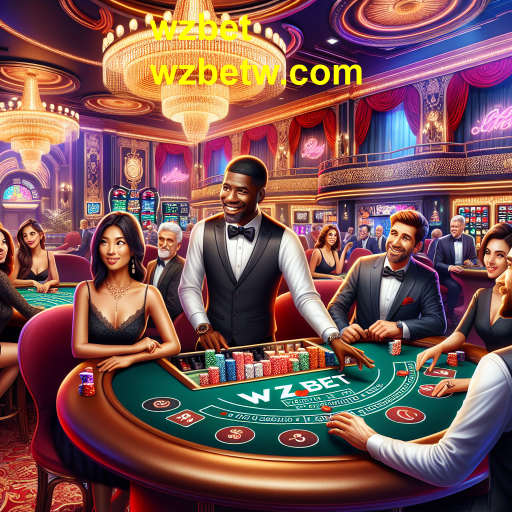 Experiência Imersiva no Casino Ao Vivo da WZBet